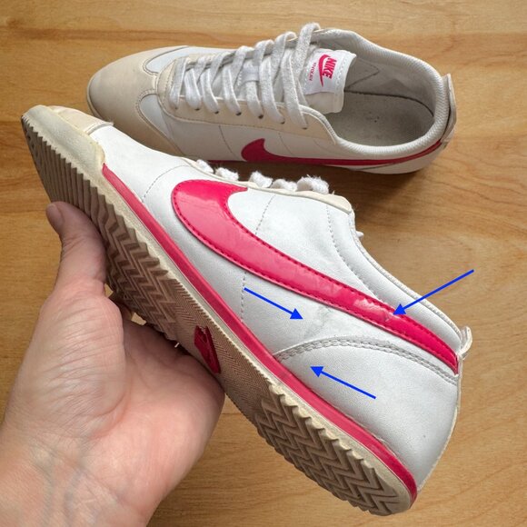 Nike Women's FIVEKAY White/Berry Red Size 8 - Picture 15 of 17